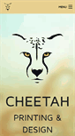 Mobile Screenshot of cheetahprinting.net