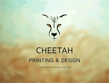 Tablet Screenshot of cheetahprinting.net